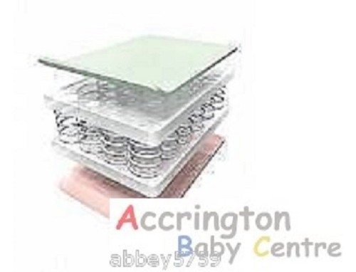 Spring cot bed sprung mattress - cot,