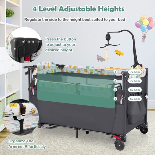 Portable baby bassinet bedside - portable,