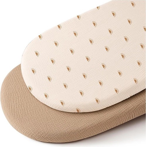 2pcs fitted bassinet sheet - 2pcs,