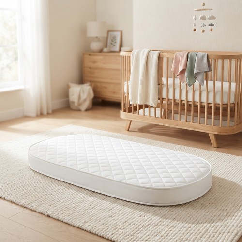 Quilted pram mattress moses - quilted,