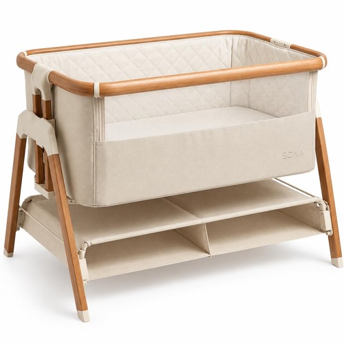 Sona next bedside - me, crib
