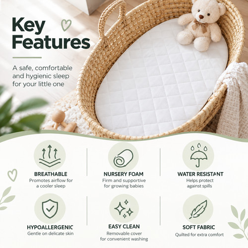 Baby moses basket pram - basket,