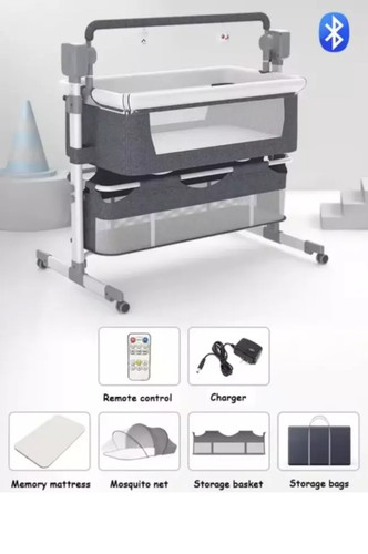 Usb swinging baby bed - usb,